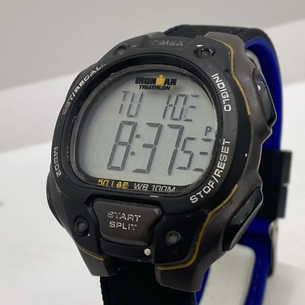 Timex Ironman Triathlon Sports Watch Works New Battery